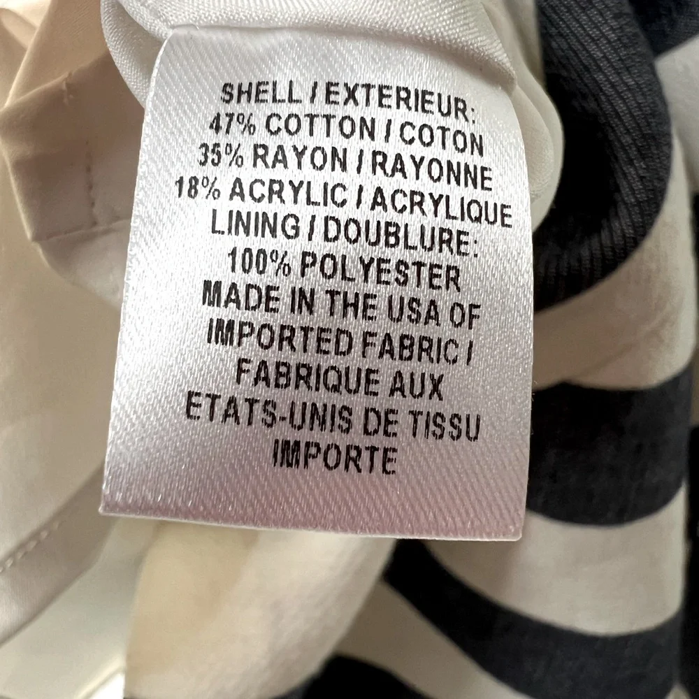 Milly Maya Navy Stripe Dress, 4 - Picture 3 of 8